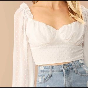 Sheer blouse